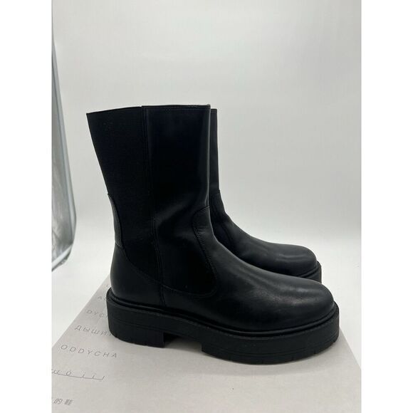 Geox Spherica Women’s Chelsea Boots Size 10 Black Excellent Condition - Picture 3 of 9